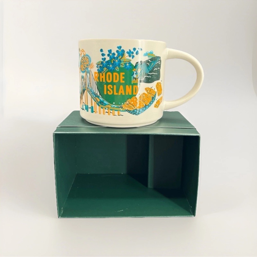 Starbucks Discovery Series - RHODE ISLAND 14 Oz Coffee Mug NEW IN BOX